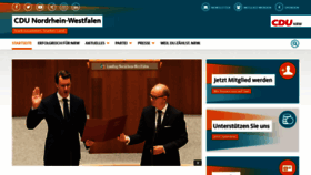 What Cdu-nrw.de website looked like in 2021 (2 years ago)