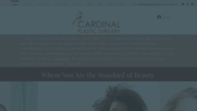 What Cardinalplasticsurgery.com website looked like in 2021 (2 years ago)