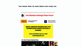 What Chicagophotoforum.org website looked like in 2021 (2 years ago)