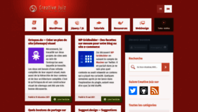 What Creativejuiz.fr website looked like in 2022 (2 years ago)