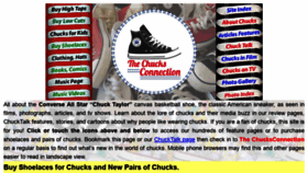 What Chucksconnection.com website looked like in 2022 (2 years ago)