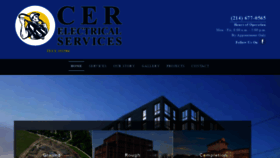 What Cerelectricalservices.com website looked like in 2022 (2 years ago)