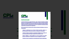 What Cpi.pe website looked like in 2022 (2 years ago)