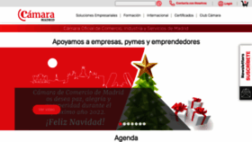 What Camaramadrid.es website looked like in 2022 (2 years ago)
