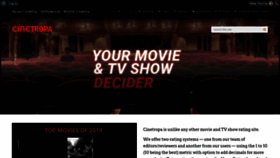 What Cinetropa.com website looked like in 2022 (2 years ago)