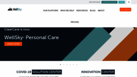 What Clearcareonline.com website looked like in 2022 (2 years ago)