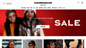 What Childrensalon.com website looked like in 2022 (2 years ago)