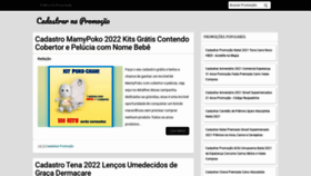 What Cadastrarnapromocao.com.br website looked like in 2022 (2 years ago)
