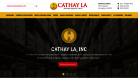 What Cathayla.com website looked like in 2022 (2 years ago)