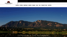 What Cheyennemountain.com website looked like in 2022 (2 years ago)