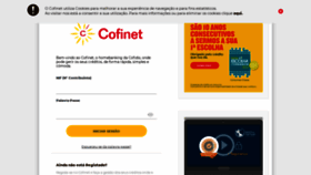 What Cofinet.pt website looked like in 2022 (2 years ago)