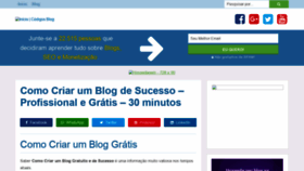 What Codigosblog.com.br website looked like in 2022 (2 years ago)