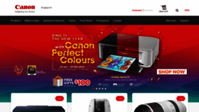 What Canon.com.sg website looked like in 2022 (2 years ago)