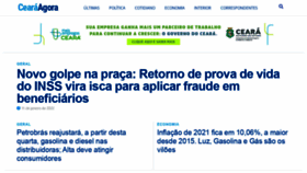 What Cearaagora.com.br website looked like in 2022 (2 years ago)