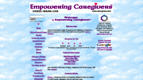 What Care-givers.com website looked like in 2022 (2 years ago)