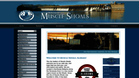 What Cityofmuscleshoals.com website looked like in 2022 (2 years ago)