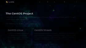 What Centos.org website looked like in 2022 (2 years ago)