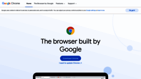 What Chrome.com website looked like in 2022 (2 years ago)