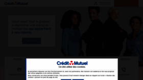 What Creditmutuel.fr website looked like in 2022 (2 years ago)
