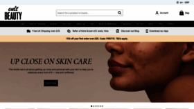 What Cultbeauty.co.uk website looked like in 2022 (2 years ago)