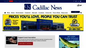 What Cadillacnews.com website looked like in 2022 (2 years ago)