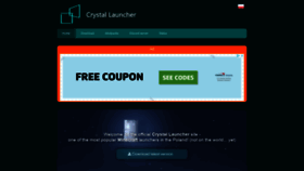What Crystal-launcher.net website looked like in 2022 (2 years ago)