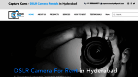 What Capturecams.in website looked like in 2022 (2 years ago)