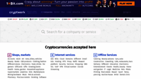 What Cryptwerk.com website looked like in 2022 (2 years ago)