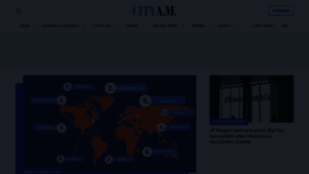 What Cityam.com website looked like in 2022 (2 years ago)