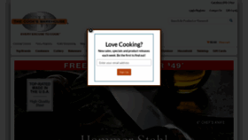 What Cookswarehouse.com website looked like in 2022 (2 years ago)