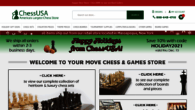 What Chessusa.com website looked like in 2022 (2 years ago)