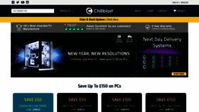 What Chillblast.com website looked like in 2022 (2 years ago)