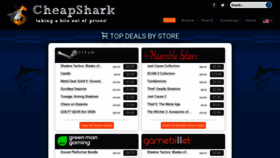 What Cheapshark.com website looked like in 2022 (2 years ago)