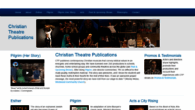 What Christiantheatre.org website looked like in 2022 (2 years ago)