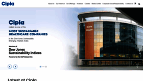 What Cipla.com website looked like in 2022 (2 years ago)