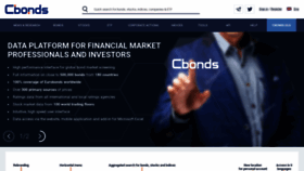 What Cbonds.com website looked like in 2022 (2 years ago)