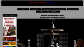 What Cybermodeler.com website looked like in 2022 (2 years ago)