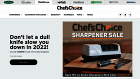 What Chefschoice.com website looked like in 2022 (2 years ago)