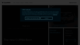 What Cupraofficial.com website looked like in 2022 (2 years ago)