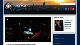 What Cityoffortwayne.org website looked like in 2022 (2 years ago)
