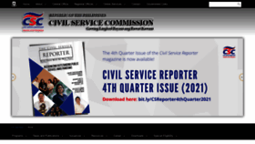 What Csc.gov.ph website looked like in 2022 (2 years ago)