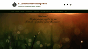 What Clementcake.com website looked like in 2022 (2 years ago)