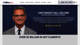What Cellinolaw.com website looked like in 2022 (2 years ago)