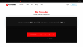 What Convertio.co website looked like in 2022 (2 years ago)