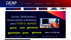 What Cicap.edu.mx website looked like in 2022 (2 years ago)