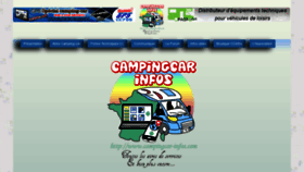 What Campingcar-infos.com website looked like in 2022 (2 years ago)