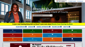 What Clerk-17th-flcourts.org website looked like in 2022 (3 years ago)