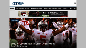 What Collegefootballnews.com website looked like in 2022 (2 years ago)