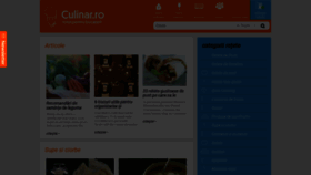 What Culinar.ro website looked like in 2022 (2 years ago)