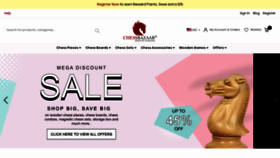 What Chessbazaar.com website looked like in 2022 (2 years ago)